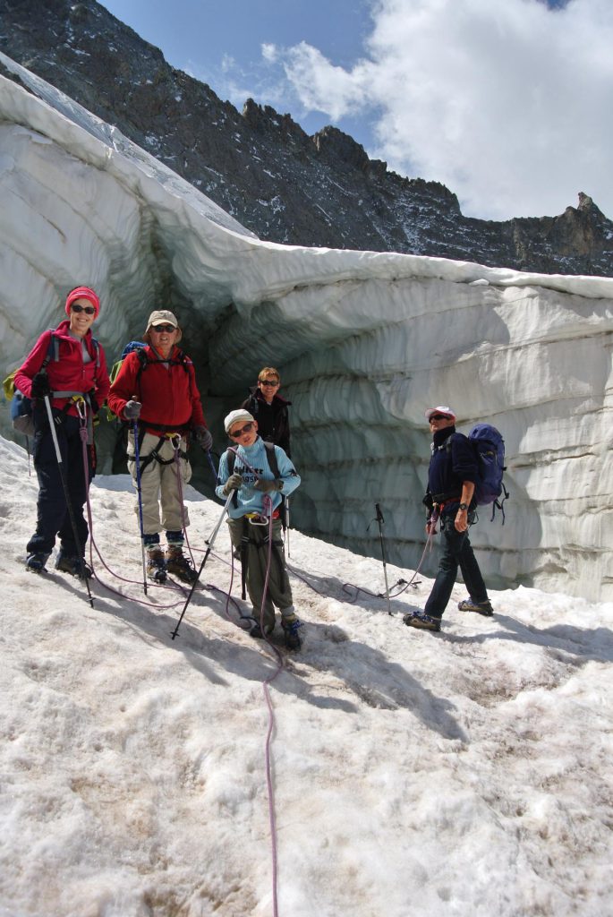 Glacier de la Girose en Famille