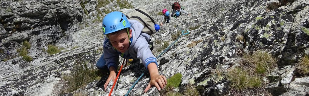 Photo escalade débutants